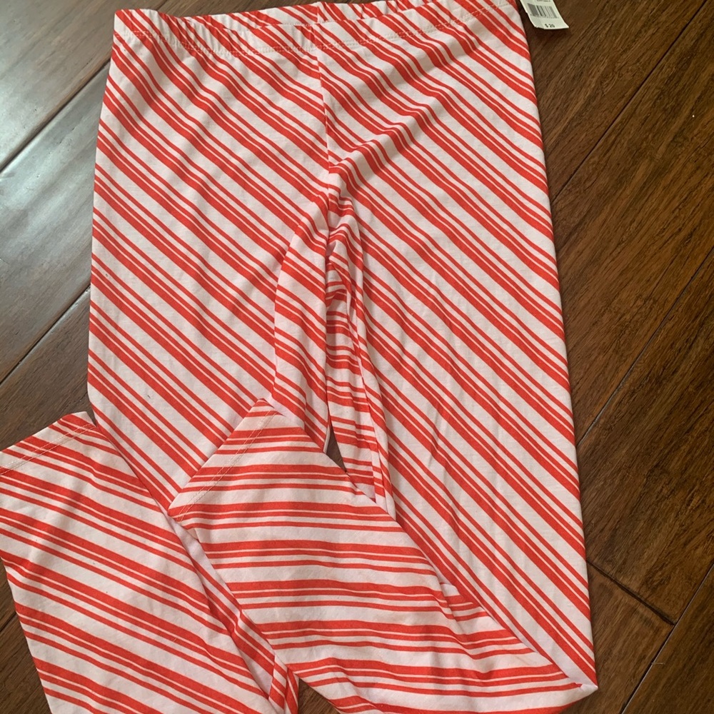 Candy cane leggings